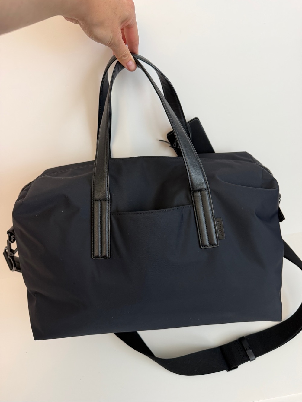 Away Nylon with Leather Trim Travel Bag